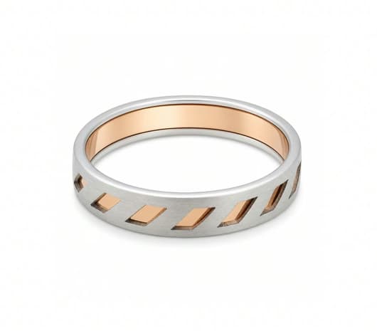 Eternal Elegance Two-Tone Platinum Ring