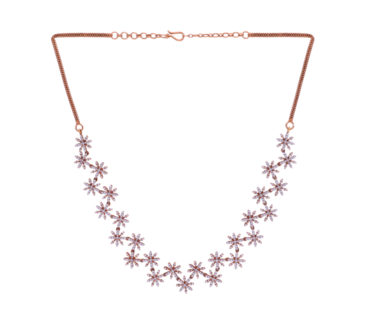 timeless charming Diamond Necklace-JAZAER