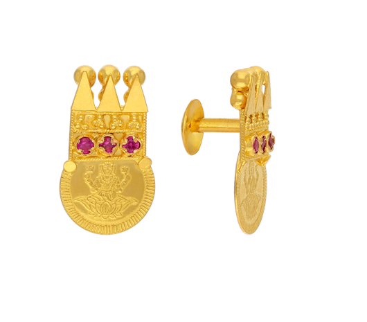 Exquisite Traditional Kasu Gold Earrings-JA70XZ