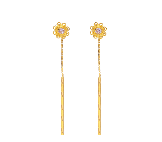 Marina B. Diamond & 18k Gold Earrings - 66mint Fine Estate Jewelry