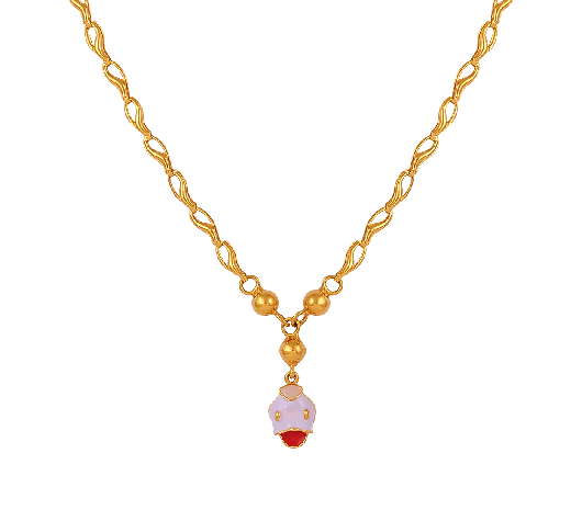 Vintage 14K Gold Birthstone Children Necklace - Ruby Lane