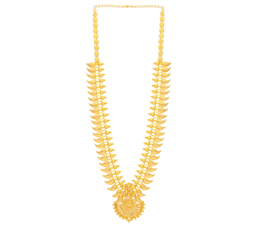 marvellous Traditional Gold Necklace-JAZMRU