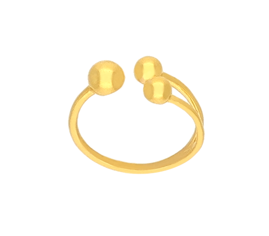 14K Yellow Gold Real Diamond Mens 5-stone Ring – Goldia.com