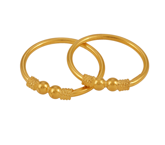 Lavari Jewelers Women's Link Design Adjustable Toe Ring, 10K Yellow Gold, 3  Mm Wide