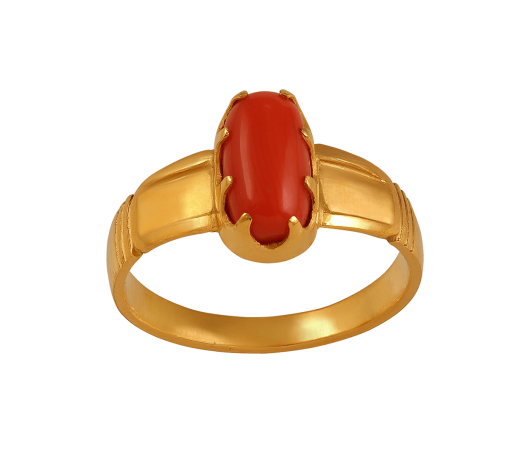 Gail Bird and Yazzie Johnson Ring of Natural Red Mediterranean Coral –  Turquoise & Tufa