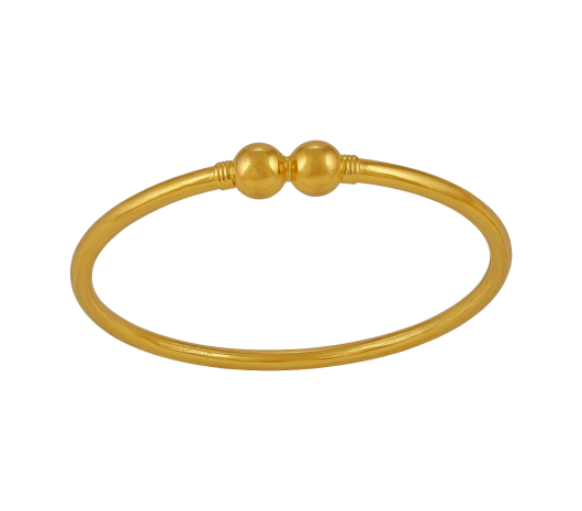 Plain Gold Bangle Design Daily Wear Imitation Jewellery Online Lowest Price  B21814