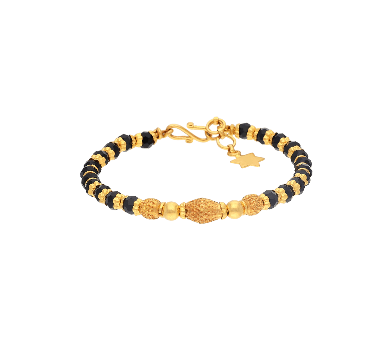 Black and gold mania Jewellery Bracelet for new born baby