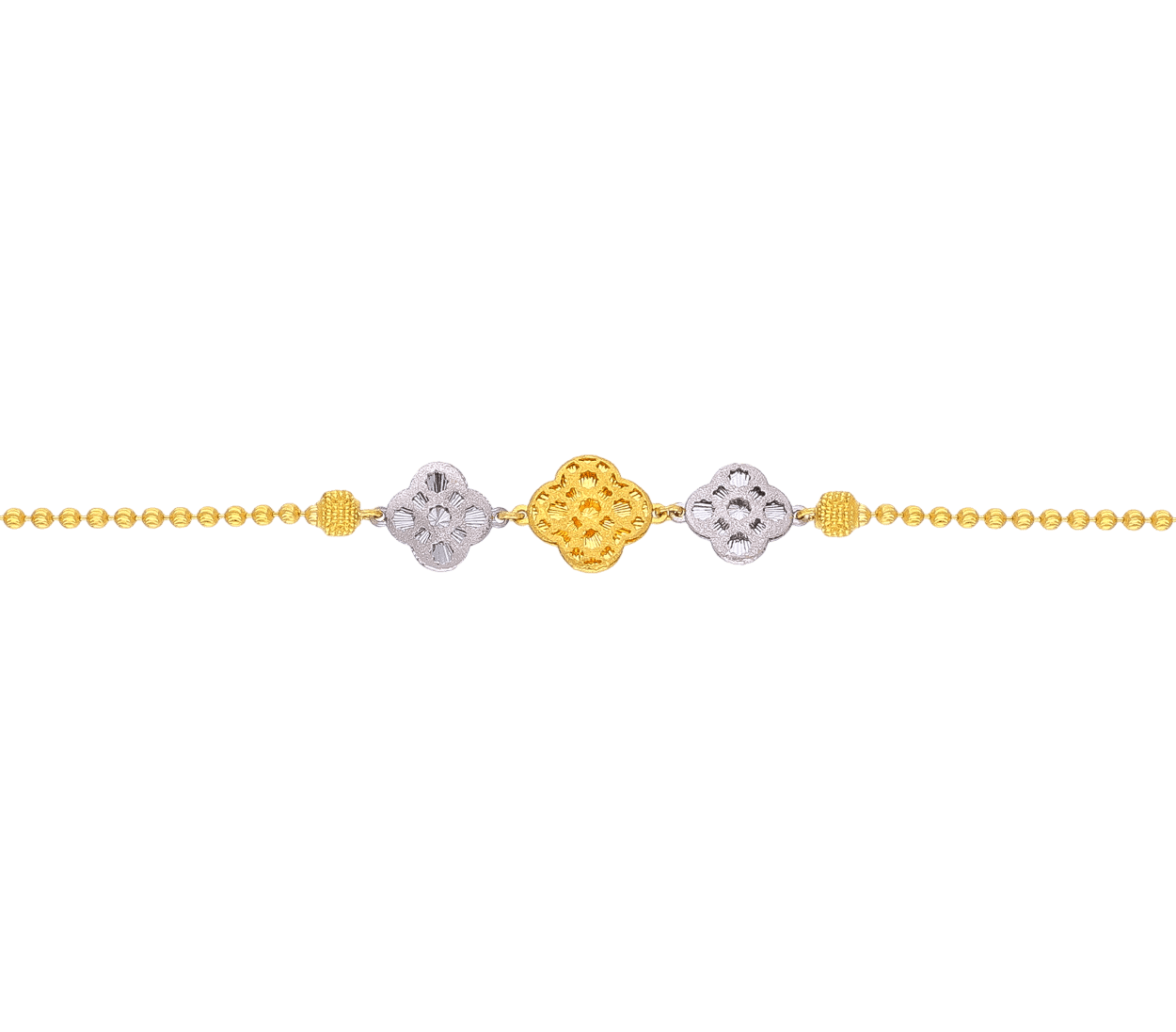 Buy Unique Gold Style Light Weight White Stone Ladies Bracelet Buy Online