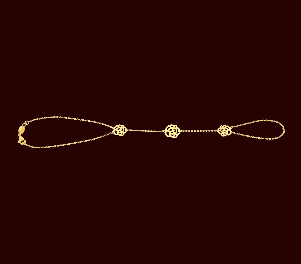 14K Two-tone Beaded 7.5in Bracelet – AJ's Jewelers