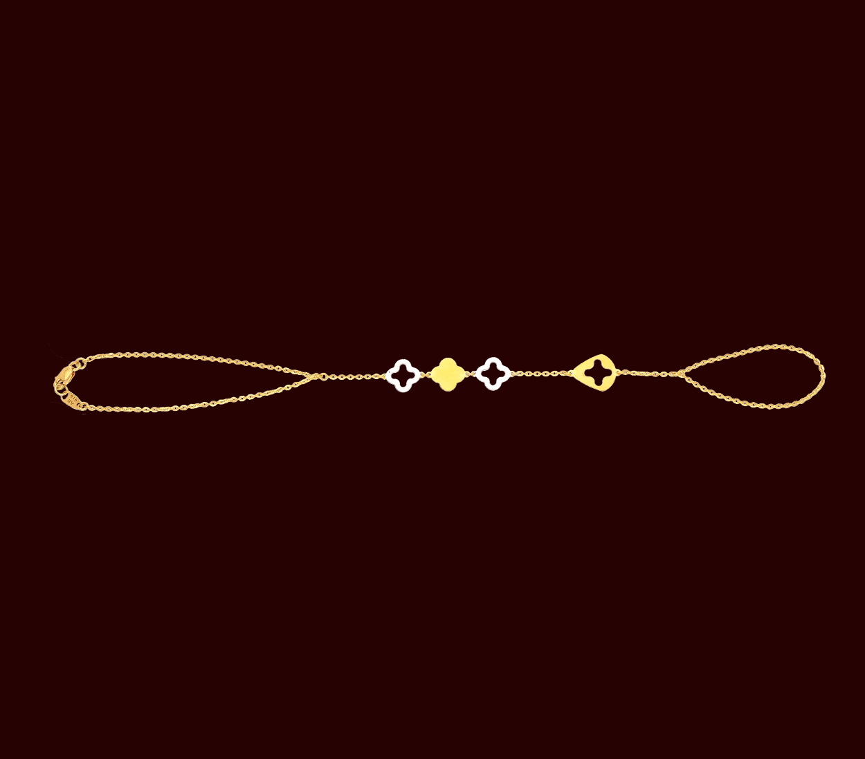 Fine Gold Chain Bracelet With 24-carat Fine Gold - Etsy