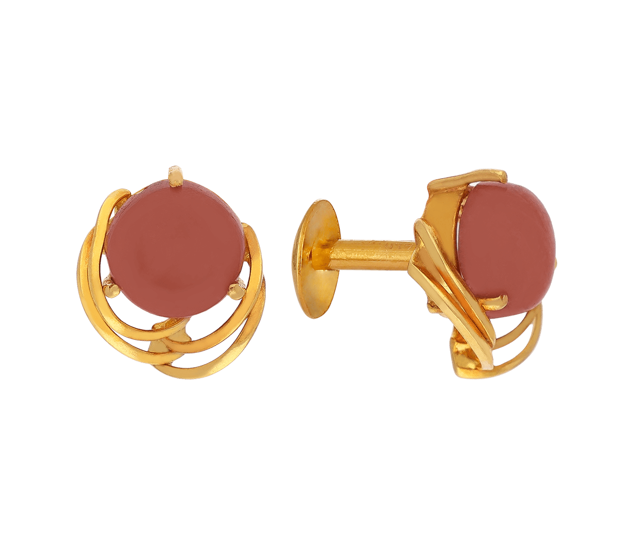 Pearl Drop Coral Earrings – Rajesh Jewels