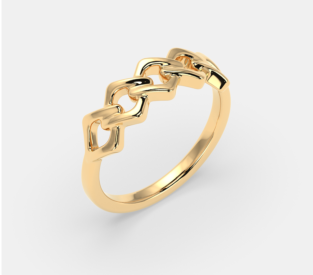 Avery Hammered Gold Ring | Stylish Gold Rings | CaratLane