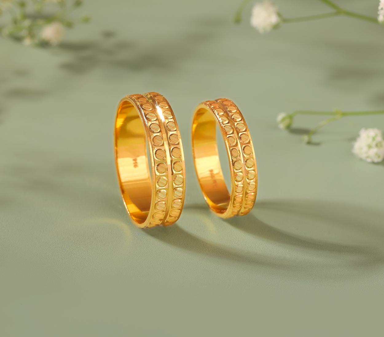Matching Wedding Bands With Unique Twisted Design. Gold Rings Set. Couple  Wedding Rings. Gold Bands With Diamonds. Unusual Wedding Bands - Etsy
