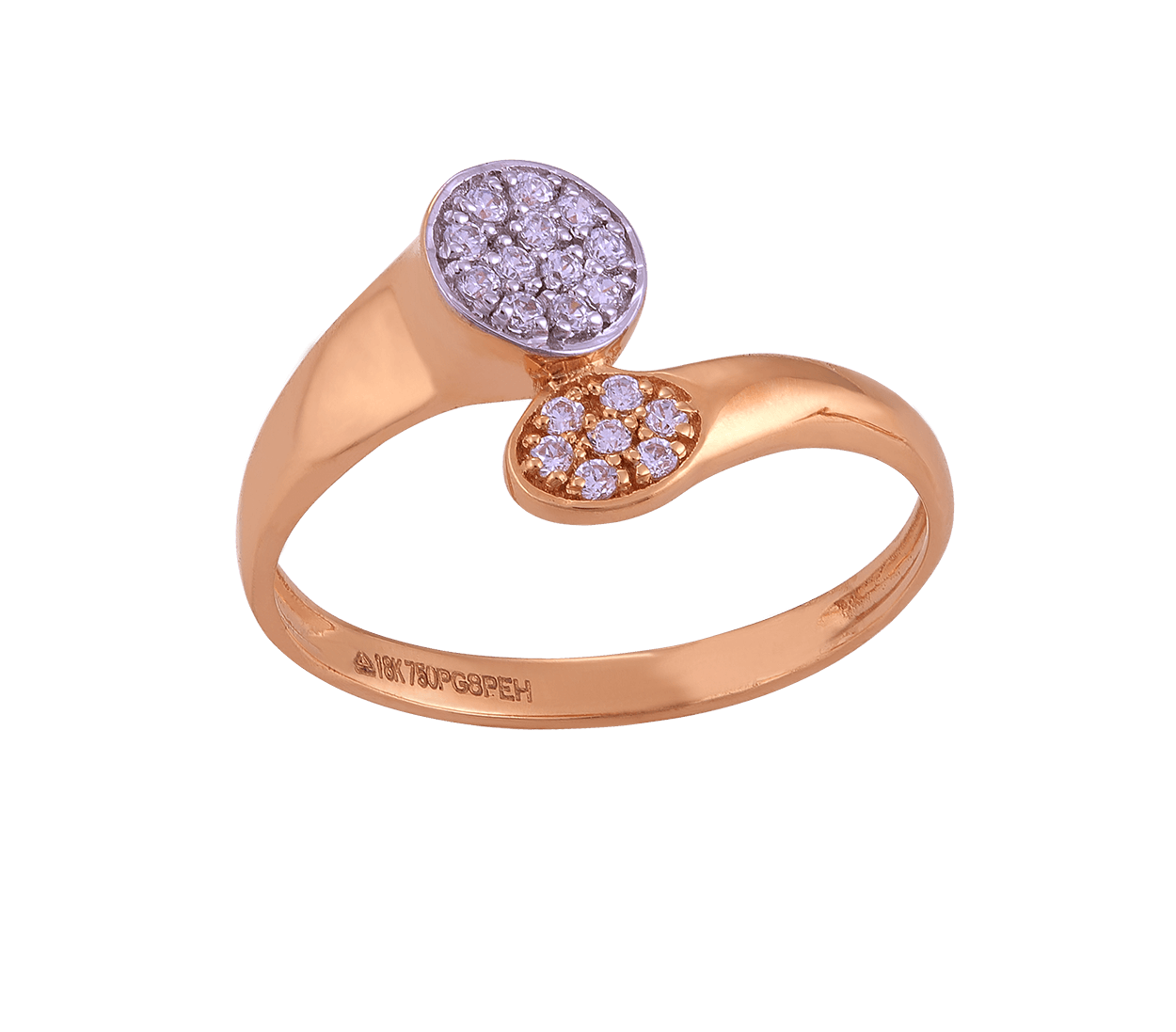 14K Rose Gold Twisted Engagement Ring | Barkev's