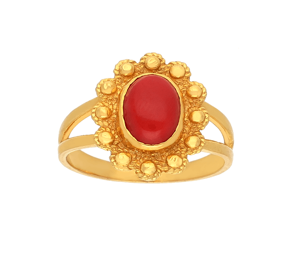 Coral Ring | Gold earrings models, Gold ring designs, Handmade gold  jewellery