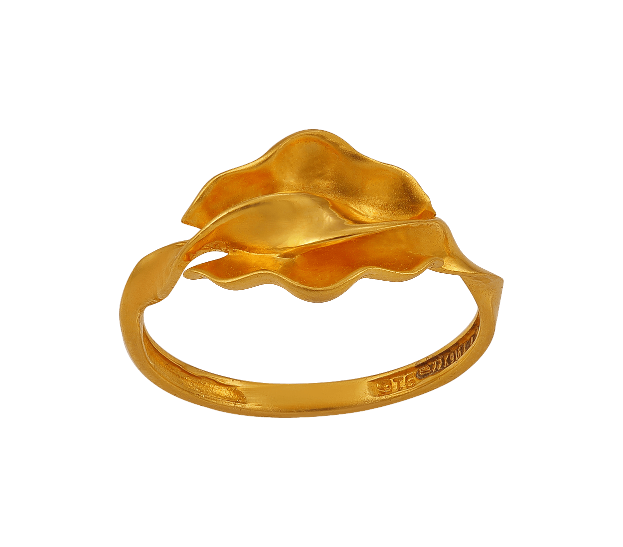 22K Gold Vanki Ring With Cz & Color Stones - GVR237