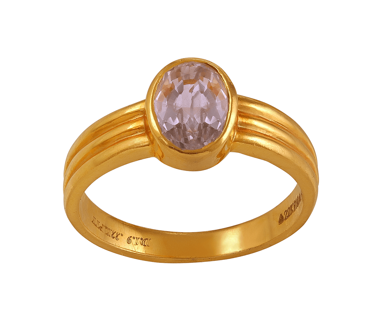 Gold Ring With White Stone for Men & Women at Candere by Kalyan Jewellers.-tuongthan.vn