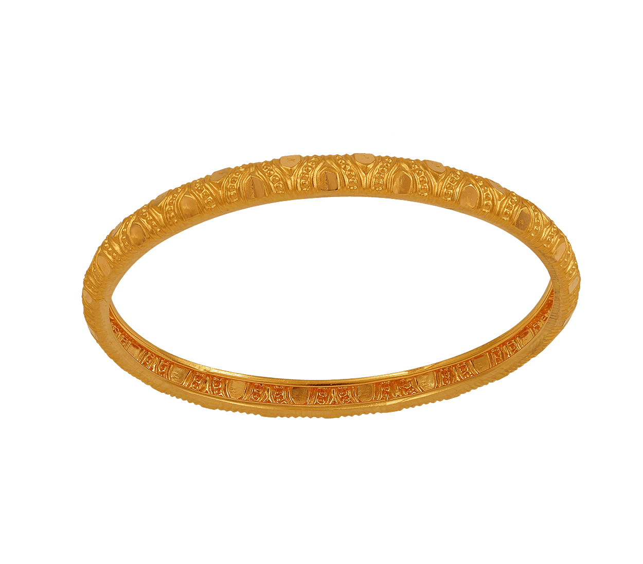 Bernyce Daily Wear Mace Style Gold Bracelet - RK Jewellers