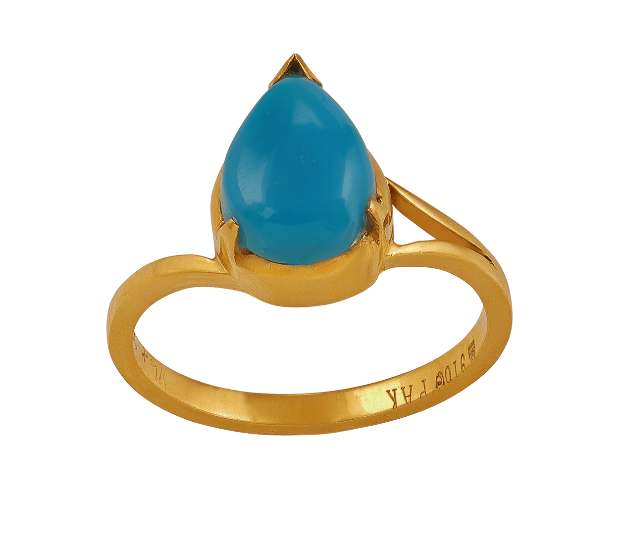 The Blue Colour Stone Flower | Shailja's Diamond jewelery