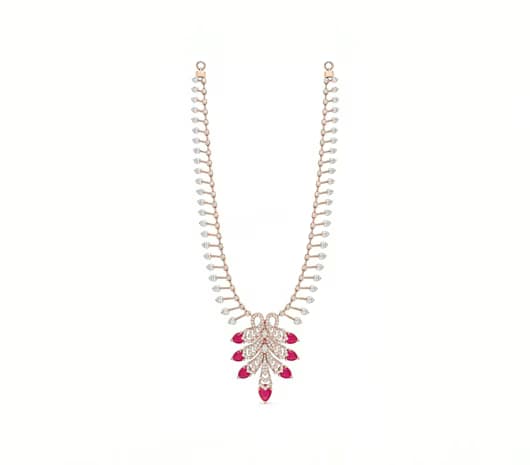 Blooming Grace 18KT Diamond Necklace