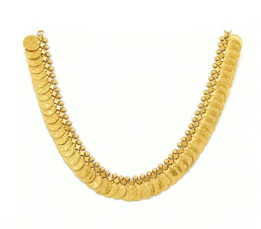 Classic Kasu 22 KT Gold Necklace