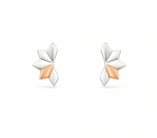 Starlight Duo Platinum Earrings