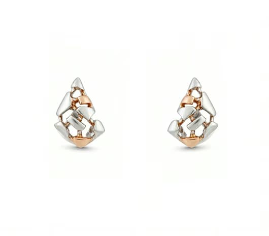 Interwoven Grace Platinum Earrings