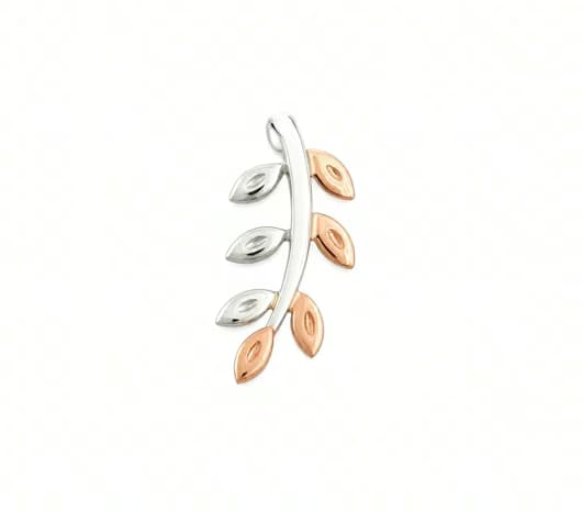 Leafline Grace Platinum Pendant