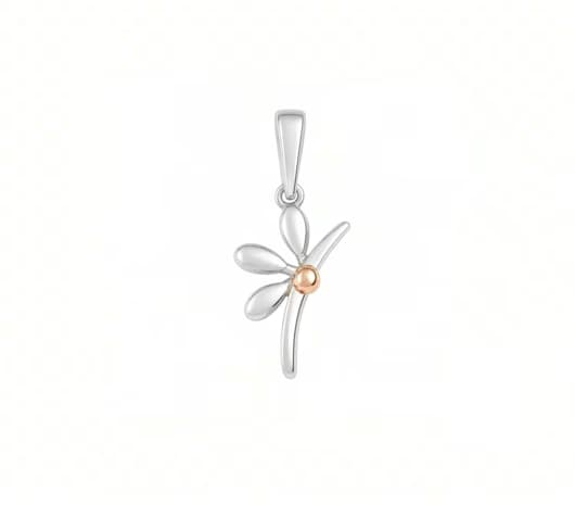Blooming Arc Platinum Pendant