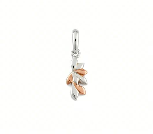 Half Blossom Grace Platinum Pendant