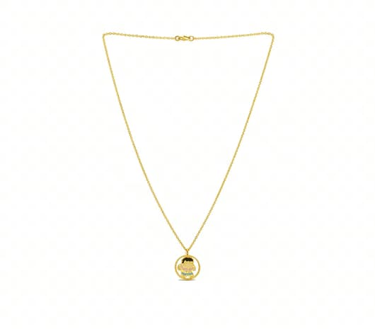 Little Star Character 22KT Kids Gold Chain
