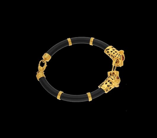 trendy lion faced Mens Bracelet