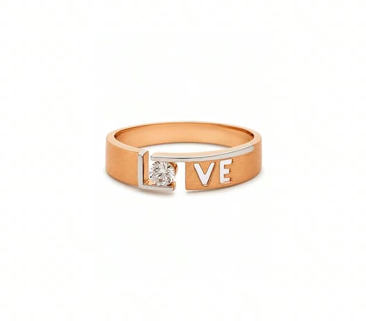 Sparkline 18 KT Rose Gold Ring
