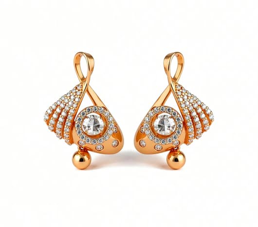 Royal Spark 18 kt Rose Gold Earrings