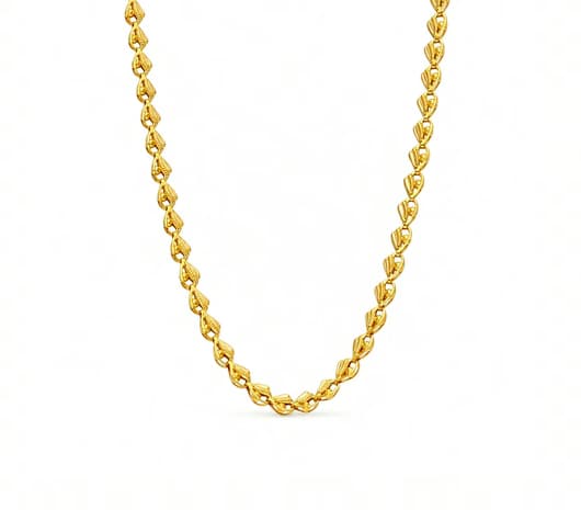 Grace Leaf Motif 22 KT Gold Chain