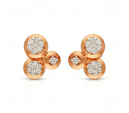 Trio Radiance 18 kt Diamond Earrings