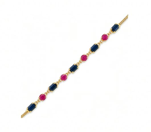 Twilight Gem Harmony 22 KT Precious Stone Bracelet