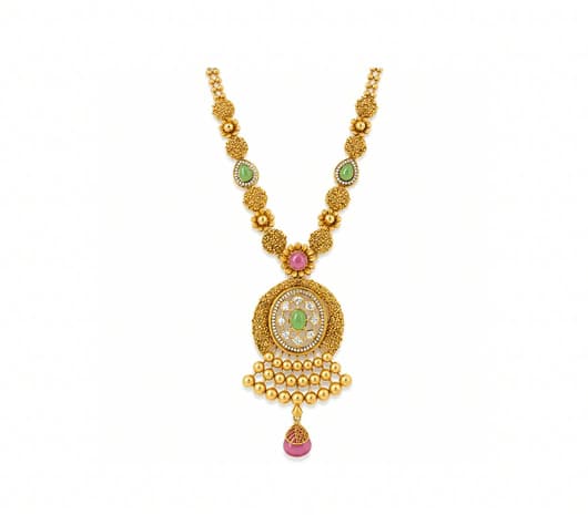 Royal Heritage Bloom 22 KT Gold Necklace