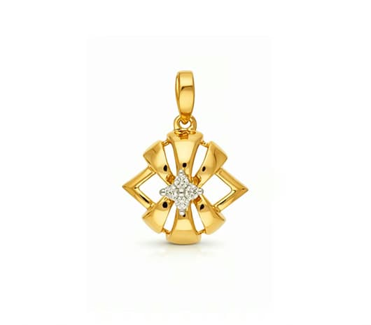 Blossom Grace 18KT Diamond Pendant