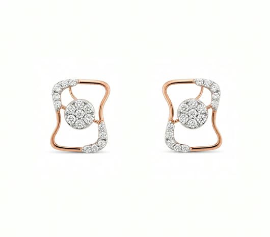 Infinity Harmony 18 kt Diamond Earrings