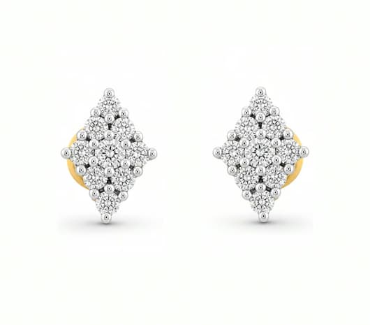 Regal Brilliance 18 kt Diamond Earrings