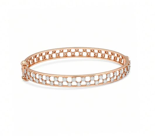 Signature Shine 18KT Diamond Bangle
