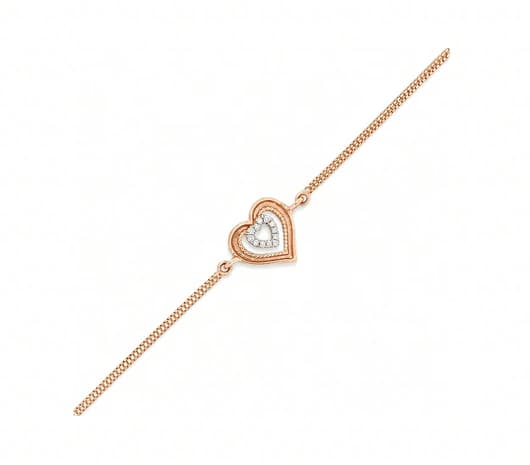 Heart Glow 18KT Diamond Bracelet