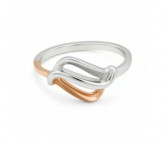 Interlace Glow Platinum Ring