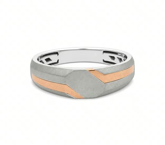 Horizon Flow Platinum Ring