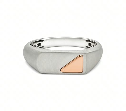 Vertex Gleam Platinum Ring