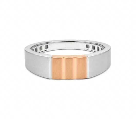 Dual Horizon Platinum Ring