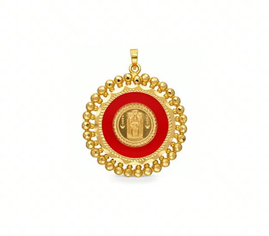 Lord Guruvayurappan Radiance 22 KT Gold Pendant
