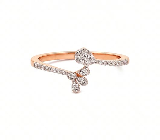 Blossom Dew 14 KT Diamond Ring