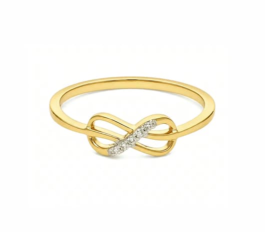 Infinity Grace 14 KT Diamond Ring